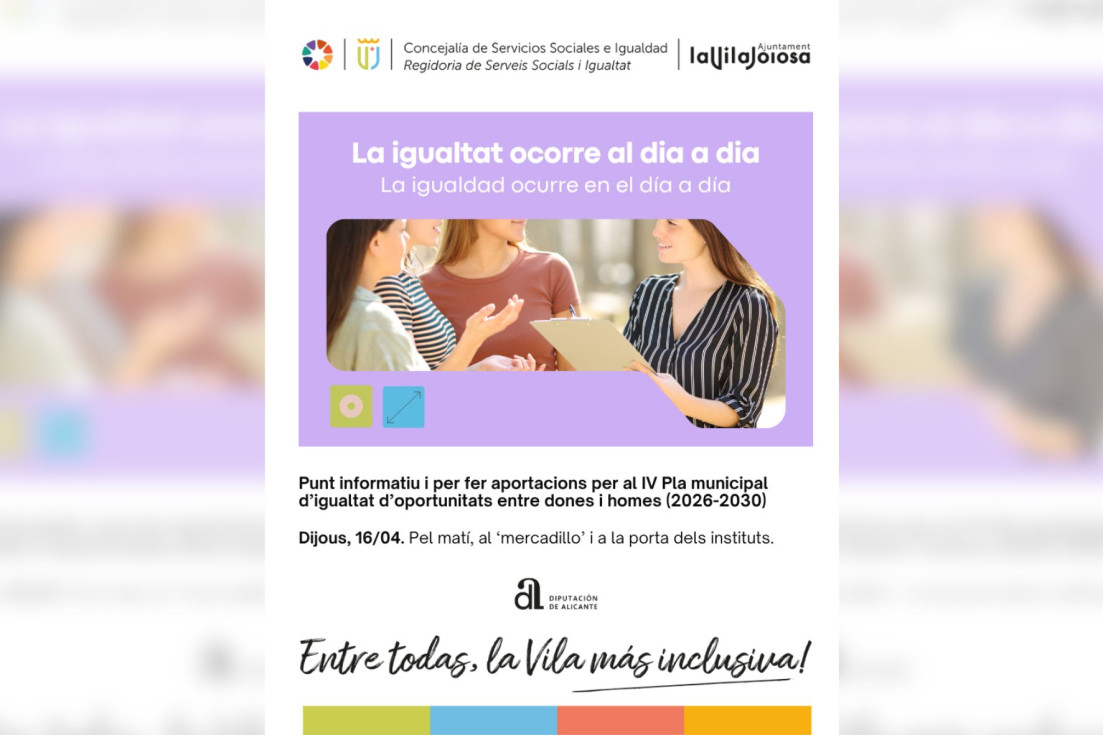 igualdad convocatoria campanya villajoyosa