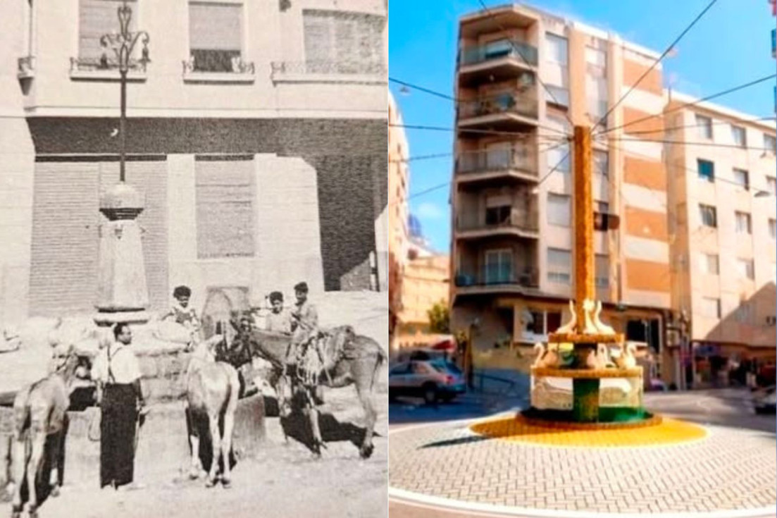Fuente patos antigua moderna callosa d'en sarrià