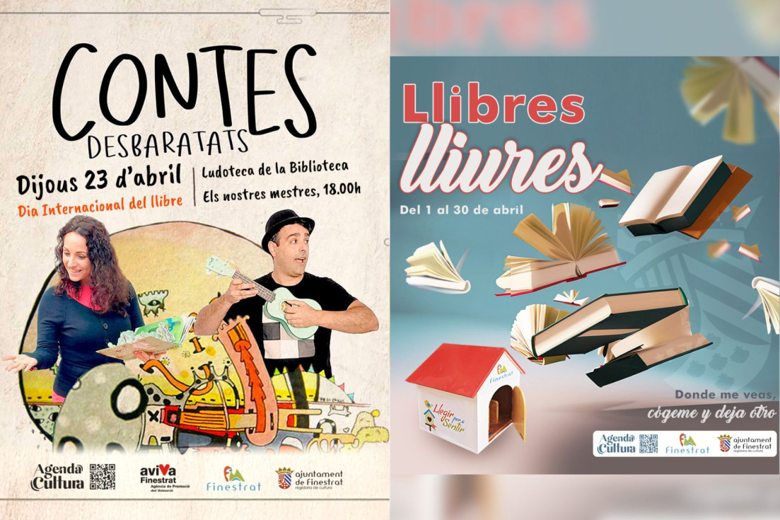 Carteles Día Libro Finestrat