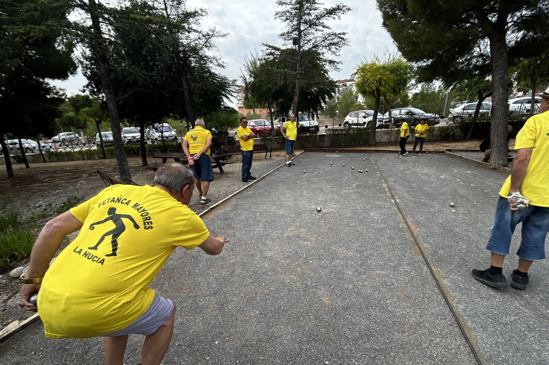 petanca tercera edad la nucía