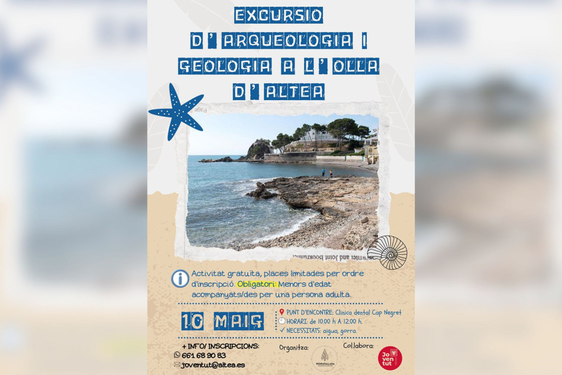 Altea organiza una excursión arqueológica y geológica a l’Olla para acercar su patrimonio al público