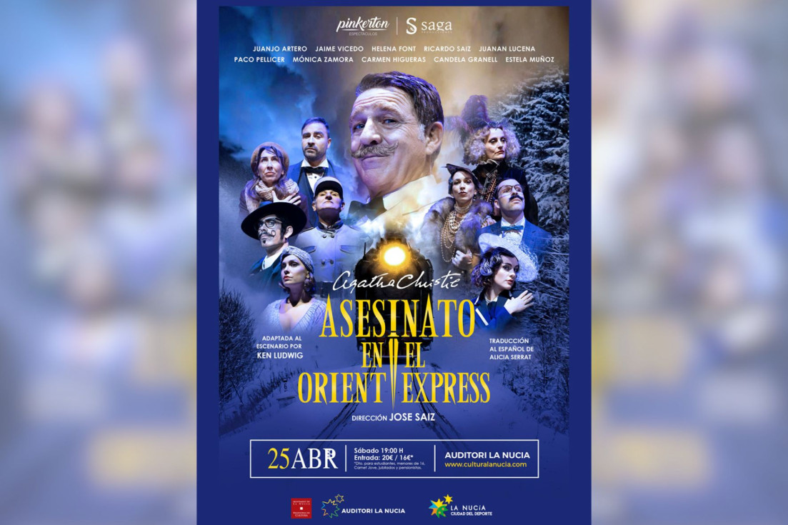 Cartel Asesinato Orient Express La Nucía 2026