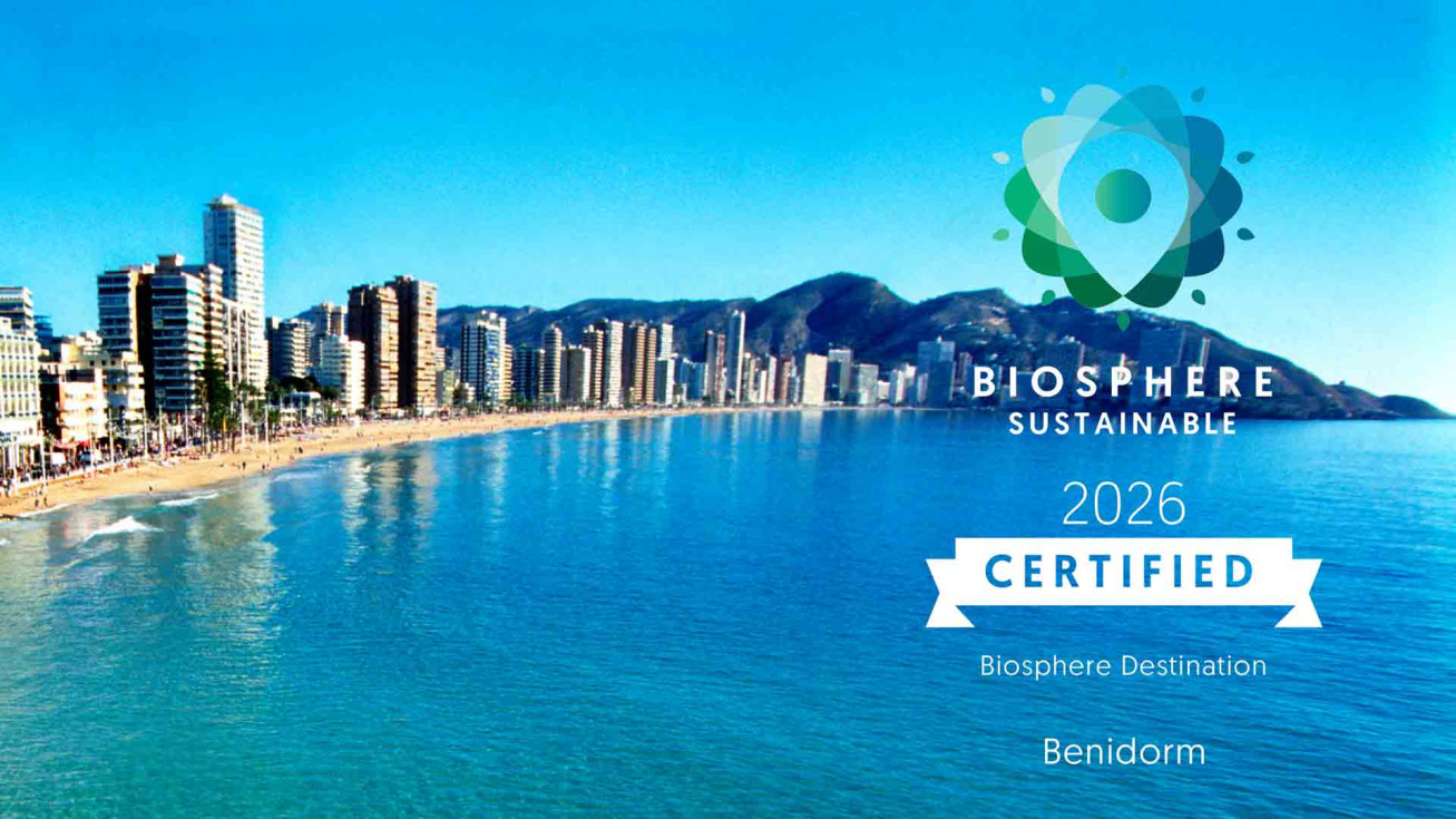 Benidorm obtiene el sello Biosphere y refuerza su estrategia de sostenibilidad turística