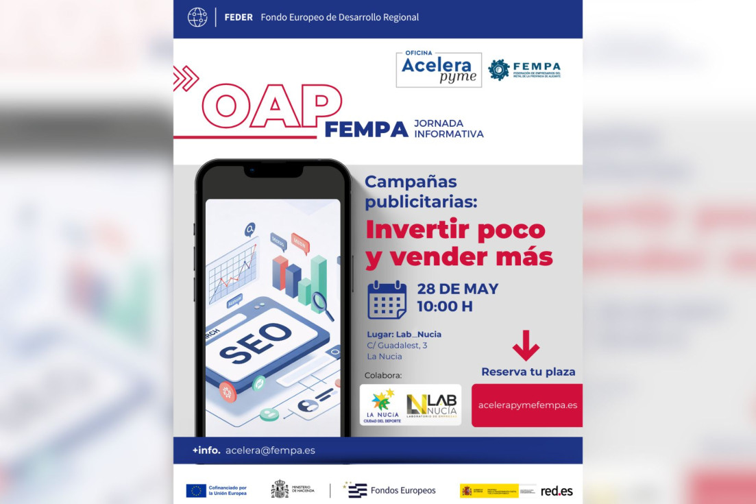 Lab Nucia cartel campañas publicitarias redes sociales 2026