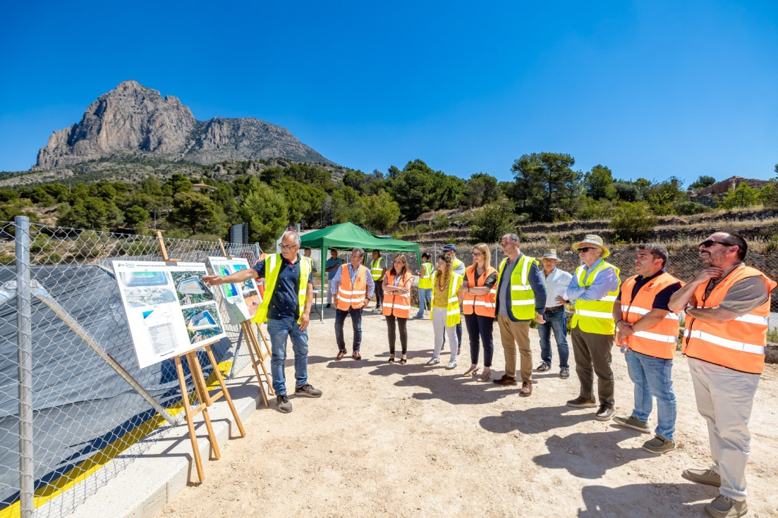 Vicente Tejedo Balsa Finestrat visita secretario autonómico Agricultura Agua Ganadería Pesca