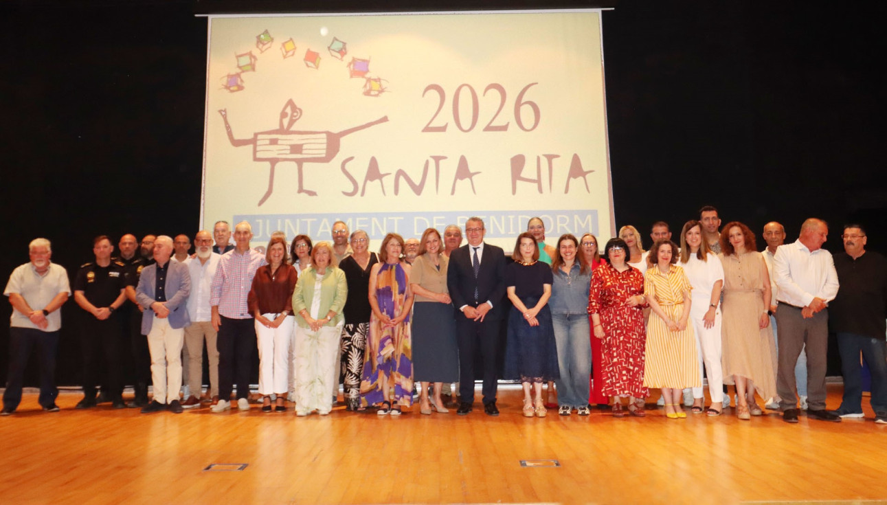 Benidorm rinde homenaje a sus funcionarios con motivo de la festividad de Santa Rita