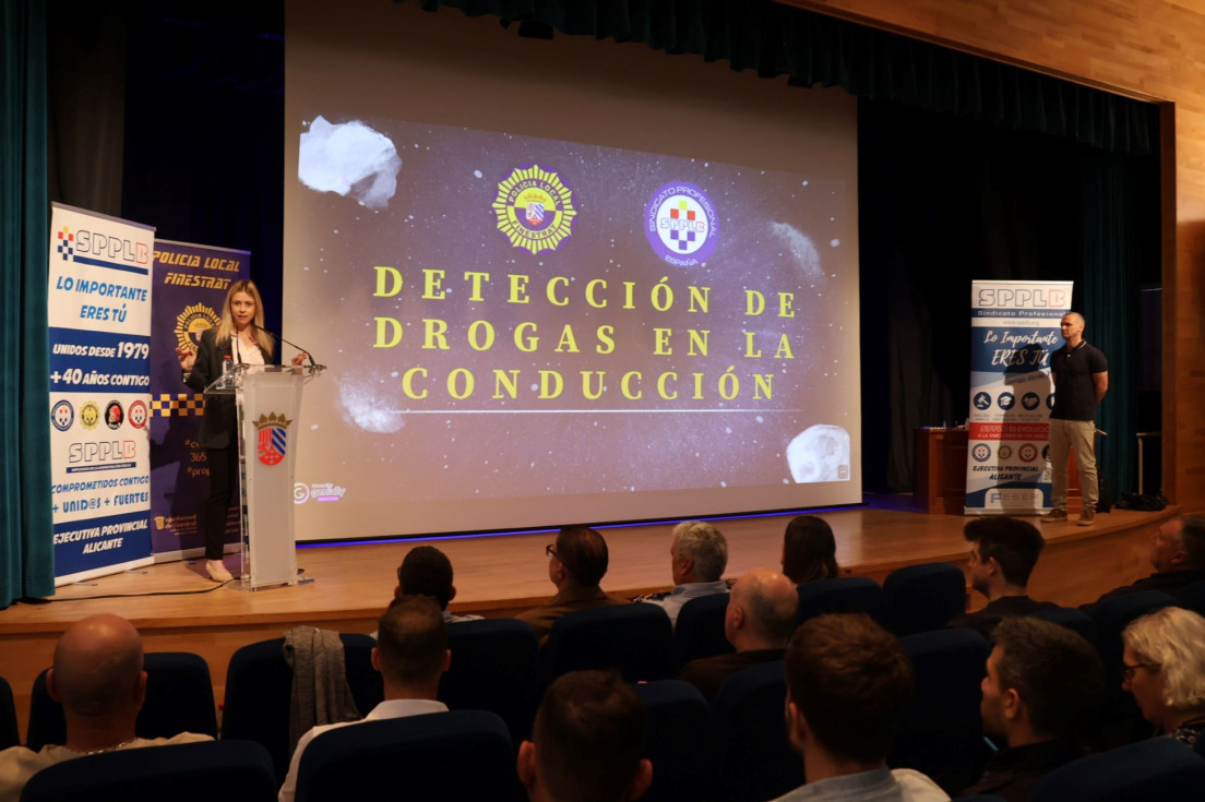 Formación Policia detección drogas conducción drogotest Finestrat Nati Algado