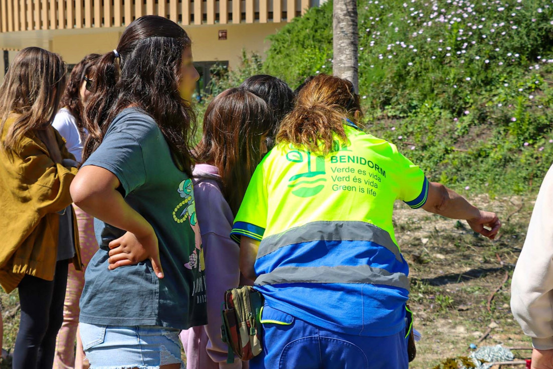 Benidorm escolares talleres ambientales Parques Jardines Actúa