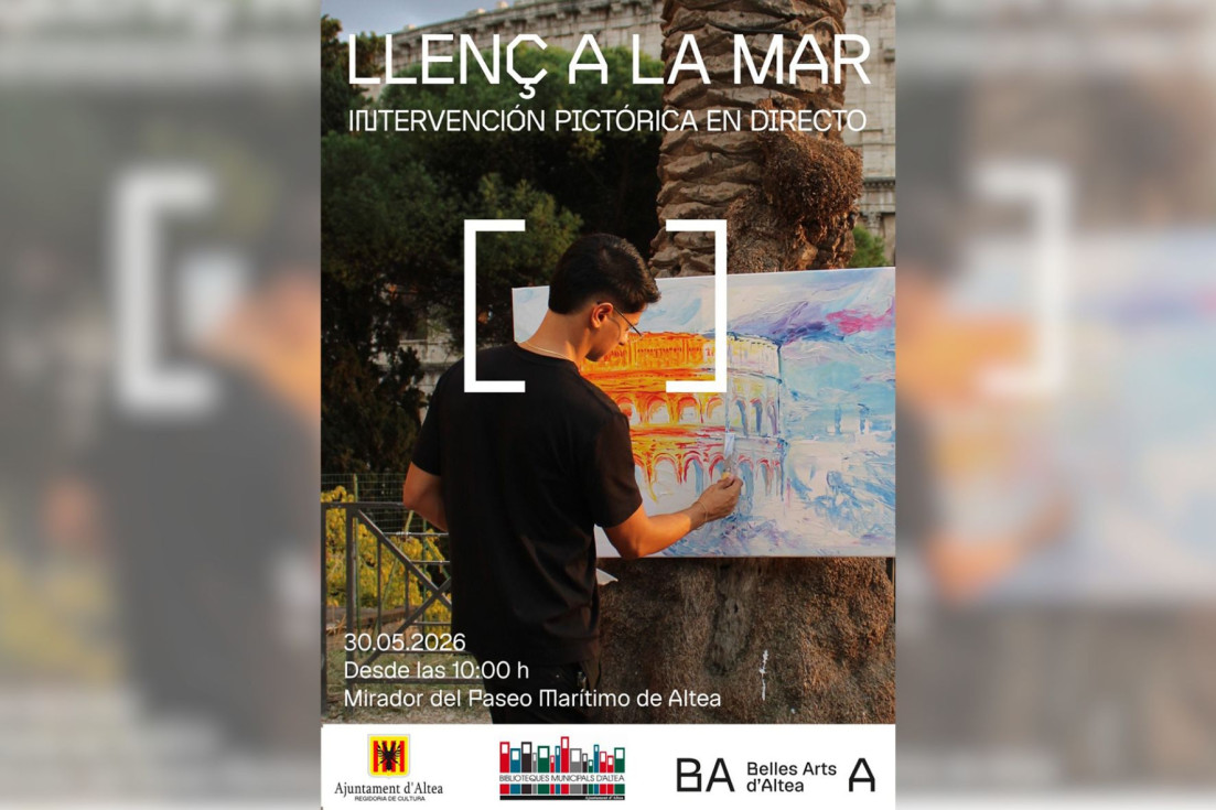 cartel llenç a la mar altea