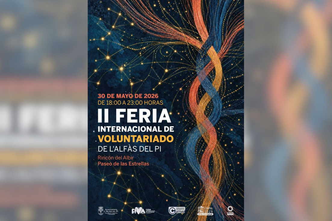 Cartel II Feria Internacional Voluntariado l'Alfàs