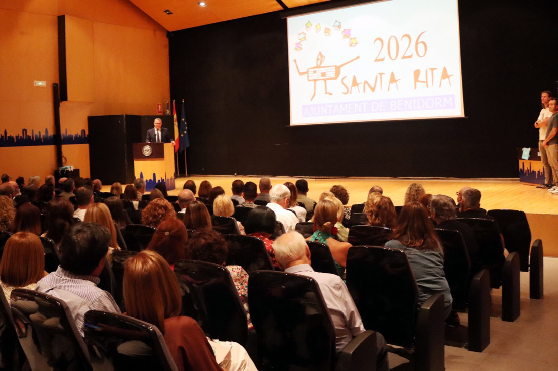 festividad Santa Rita Benidorm homenaje funcionarios