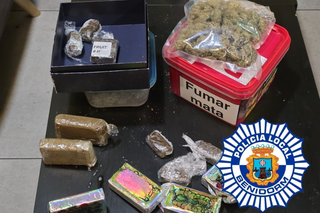 operación tráfico drogas club cannábico Benidorm
