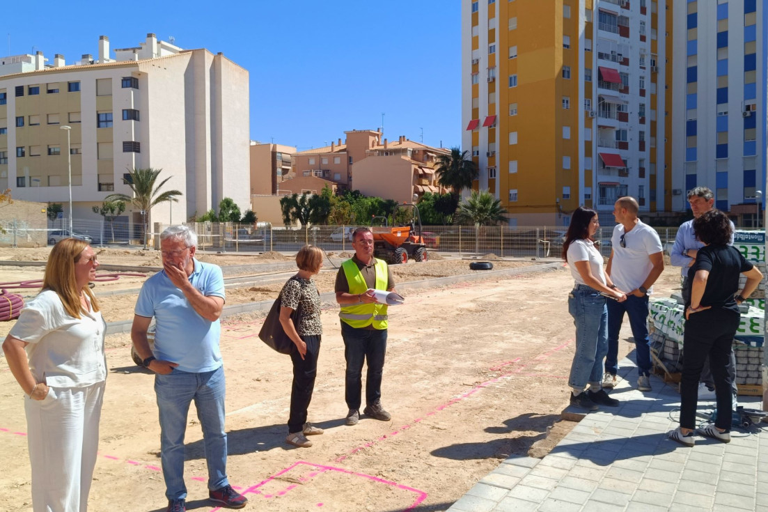 Obra parque Barberes sud Villajoyosa