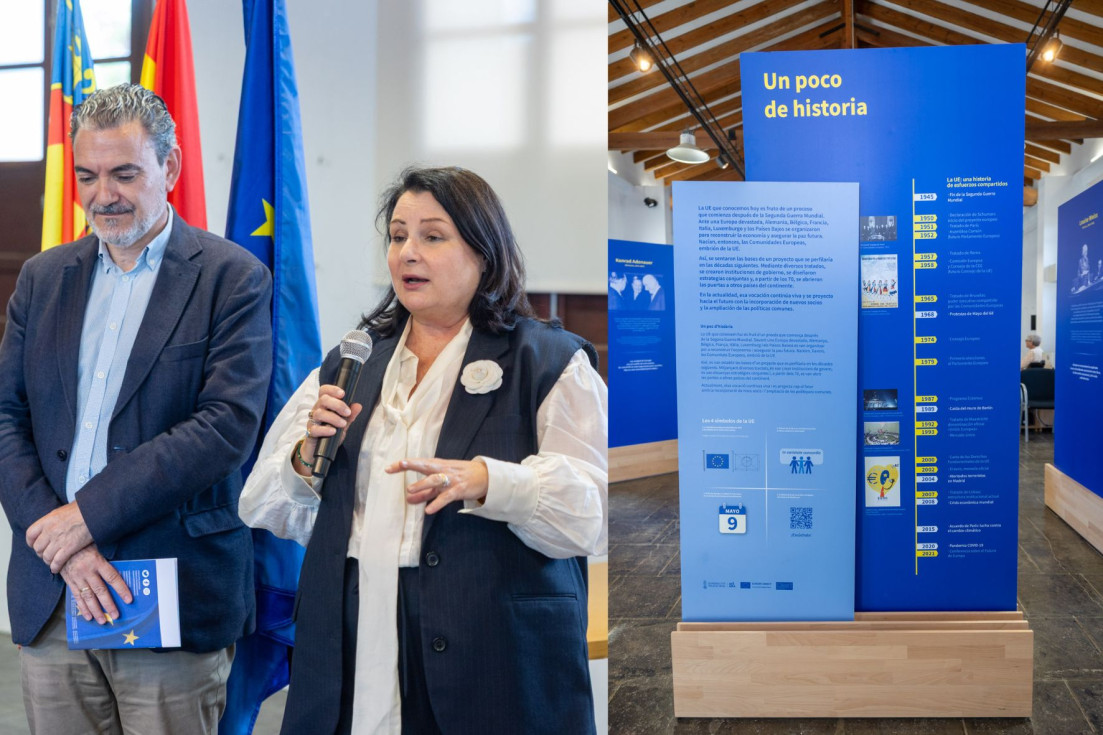 raquel aguado l’Alfàs del Pi exposición 40 años España Unión Europea