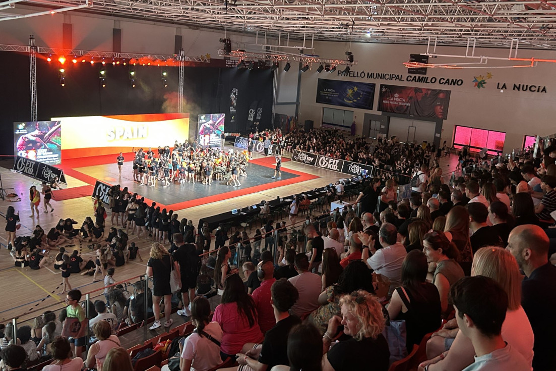La Nucía llena sus pabellones con 1.800 bailarines de 16 países en el Mundial de Fit Kid