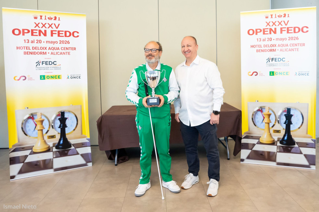 Francisco Javier Delgado se proclama campeón del XXXV Open FEDC de ajedrez disputado en Benidorm