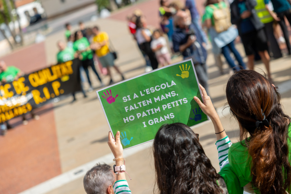 concentración l'alfàs del pi huelga educación pública