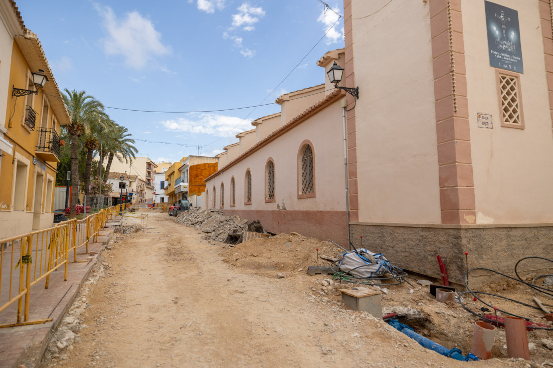 obras plaza remodelación casco urbano l’Alfàs
