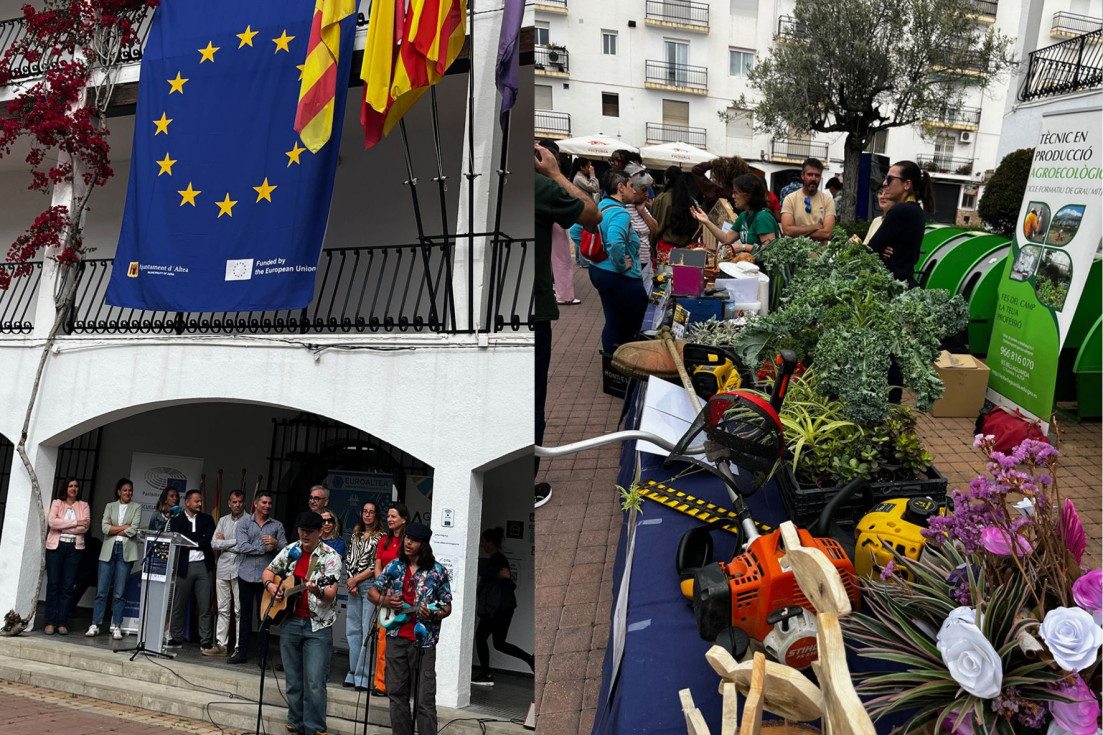día de europa altea alumnos holandeses Agroproducció FP Altaia