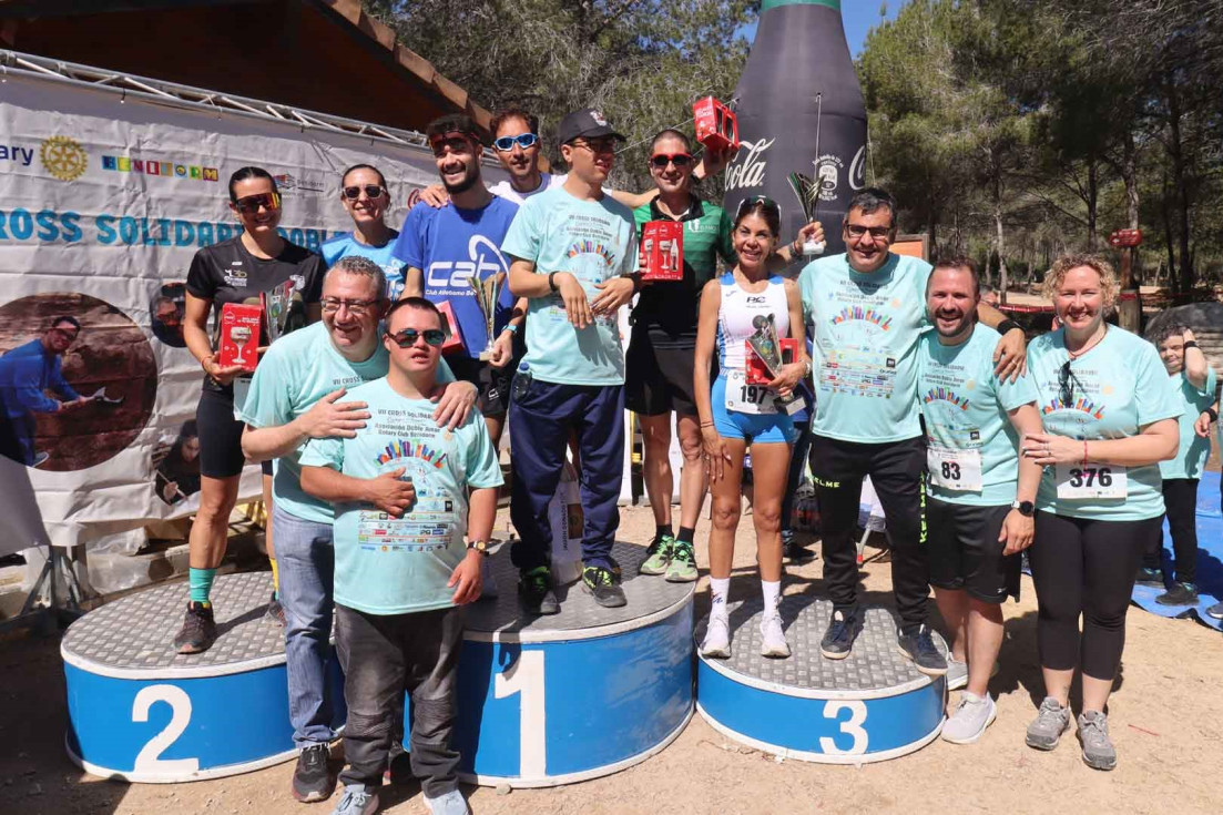 podio VII Cross Solidario Campo a Través del Doble Amor Benidom 2026