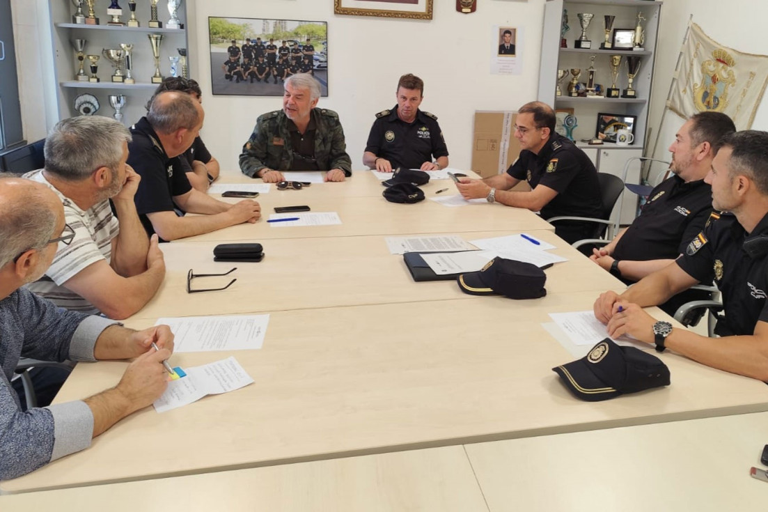 reunión seguridad iberia festival benidorm