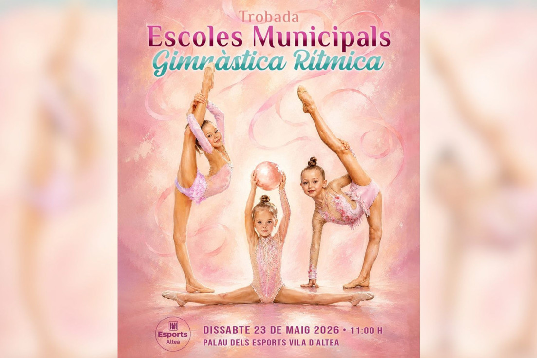 Más de 400 gimnastas participarán en Altea en un encuentro de Escuelas Municipales de Gimnasia Rítmica