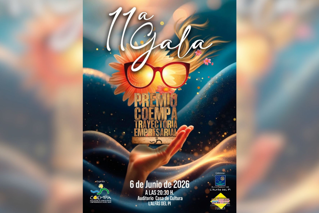 Cartel 11 Gala Premio COEMPA Trayectoria Empresarial