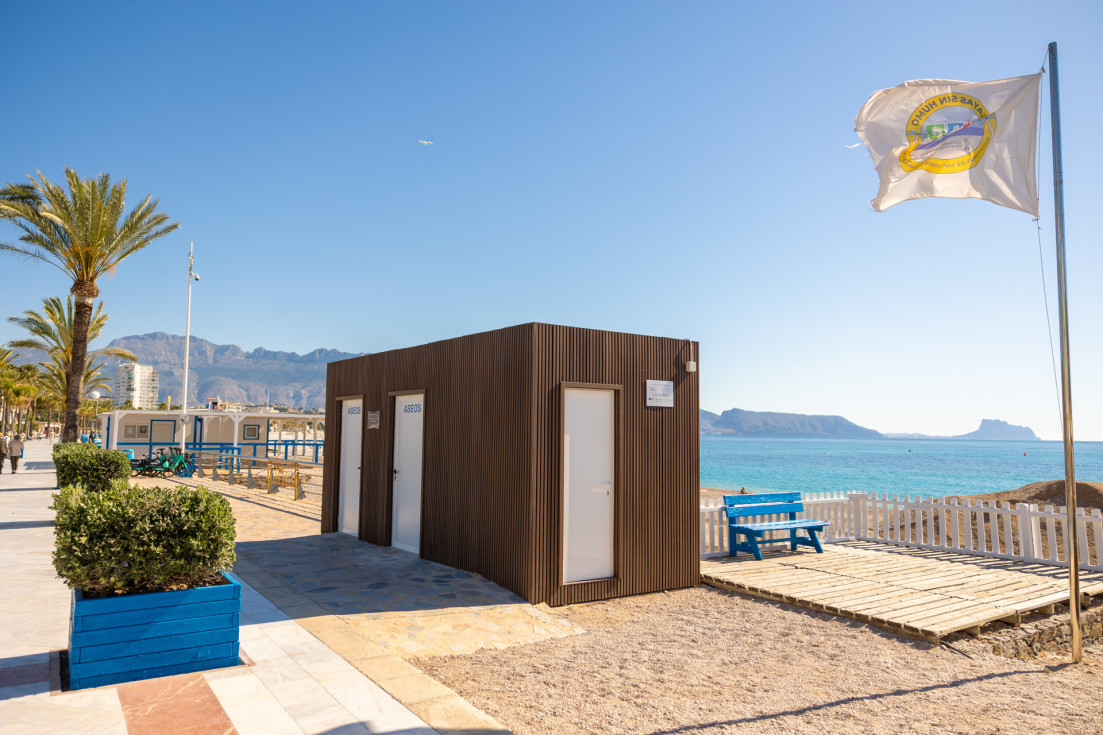 L’Alfàs nuevos aseos accesibles Playa del Racó l’Albir