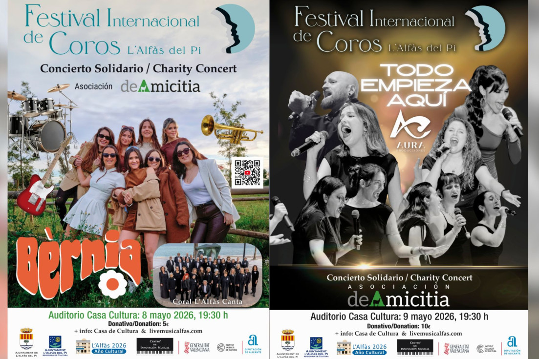 Cartel Festival Internacional Coros l’Alfàs del Pi