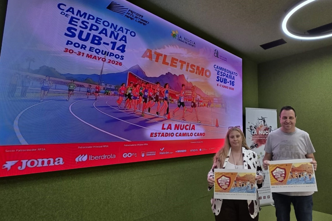 presentación atletismo nacional Campeonatos de España La Nucía 2026