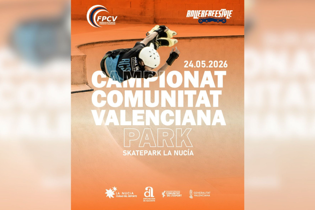 Cartel Campeonato Autonómico RollerFreestyle Park La Nucía