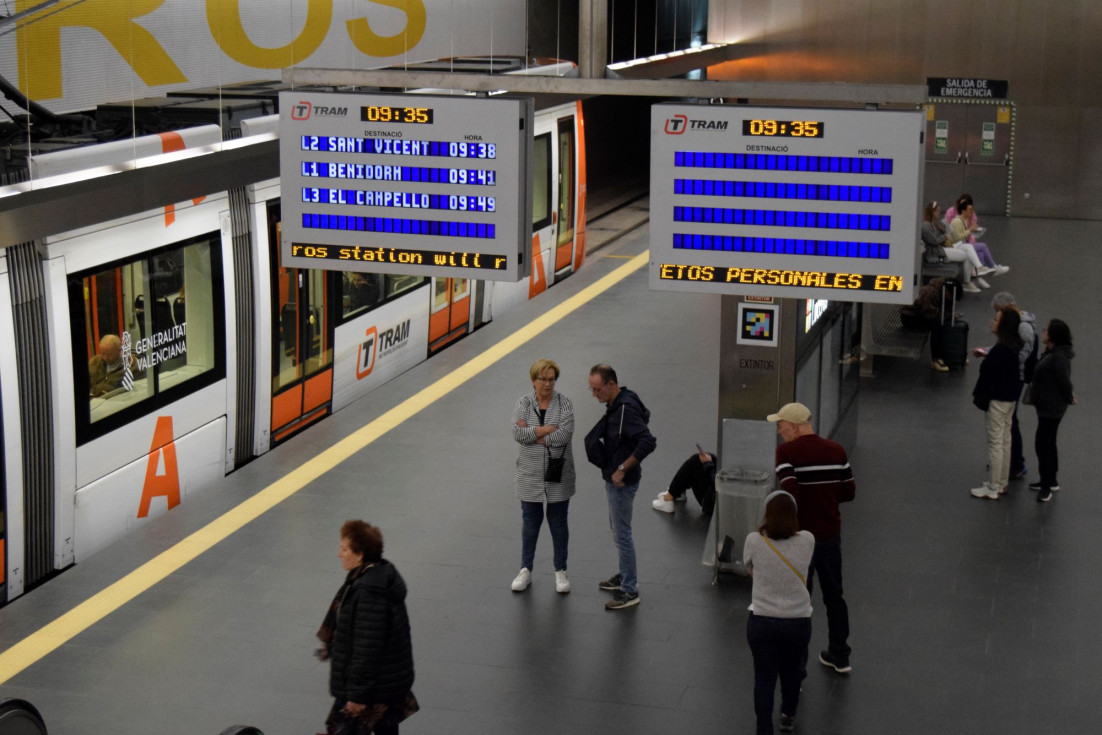 La línea Dénia-Benidorm del TRAM supera los 158.000 viajeros en abril