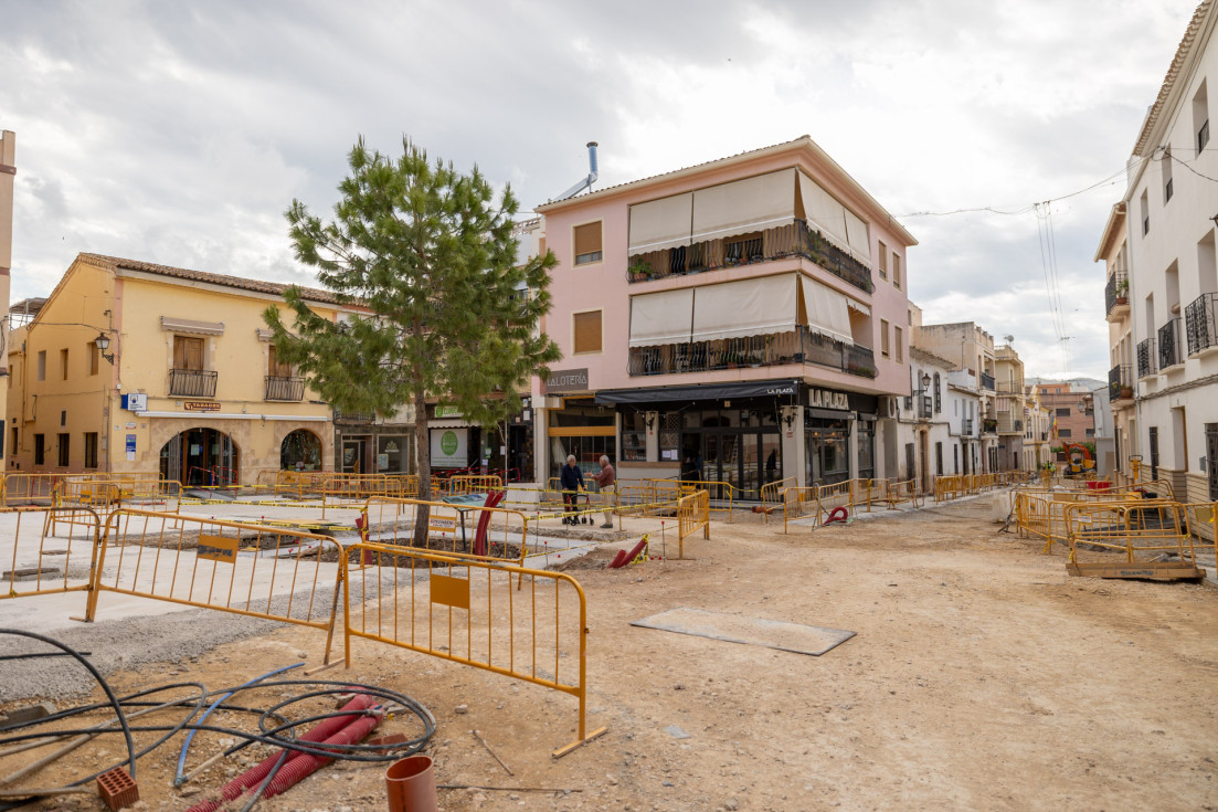 obras plaza remodelación casco urbano l’Alfàs del Pi