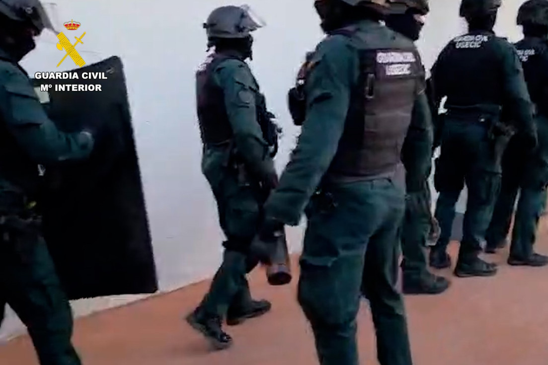 operación red internacional robo vehículos falsedad documental Marina Baixa