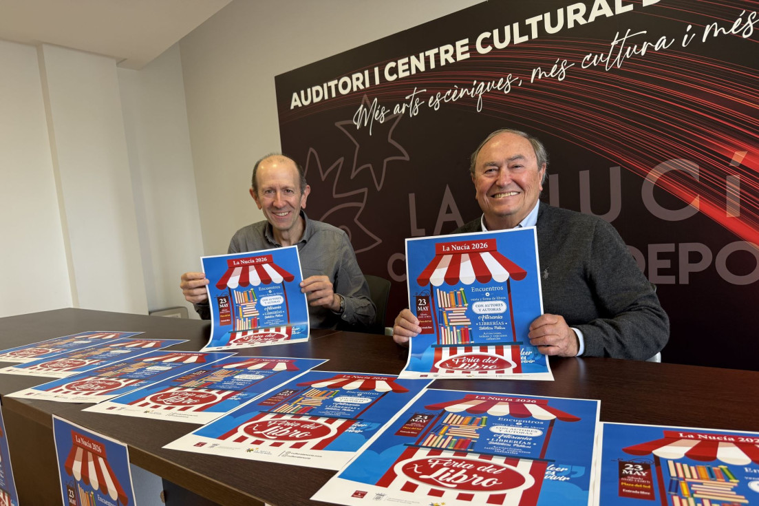 La plaza del Sol acogerá la X Feria del Libro de La Nucía bajo el lema “Leer es Vivir”