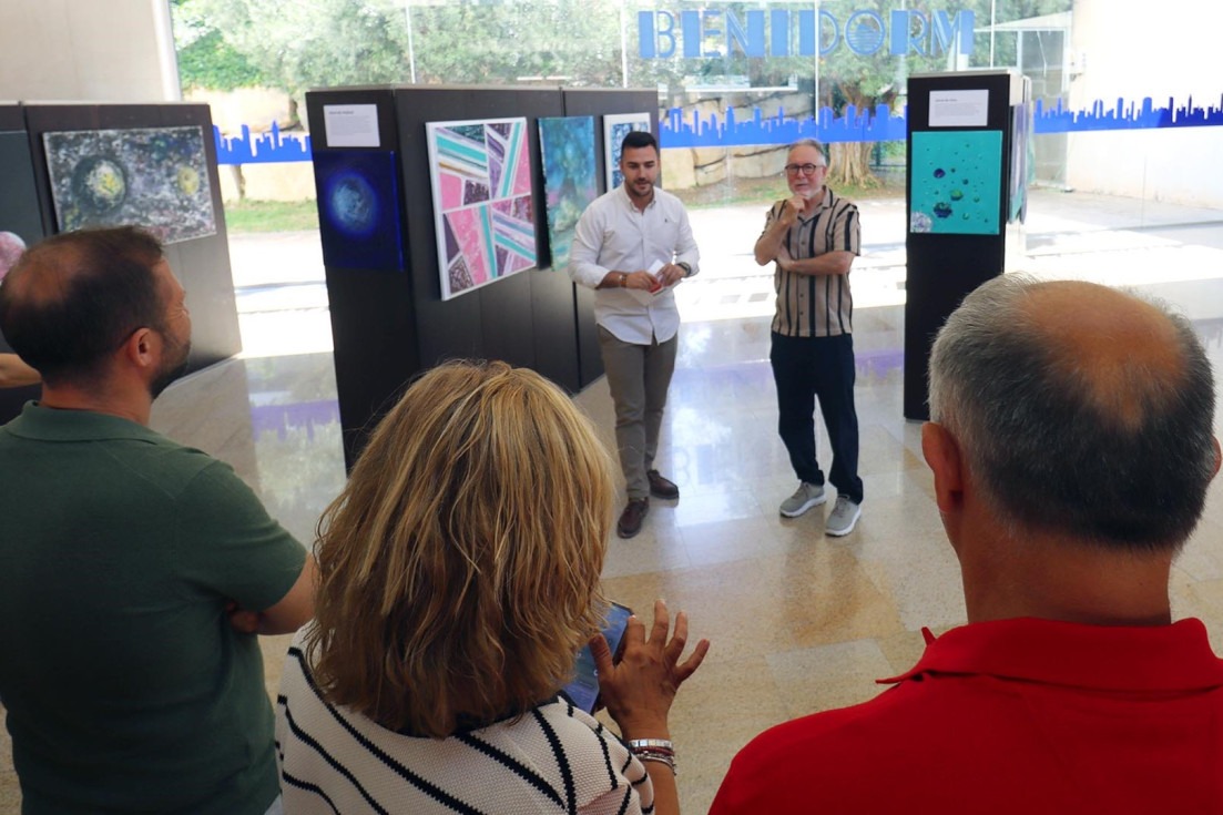 colección pinturas Agua, azul de vida Espai d’Art Ayuntamiento Benidorm