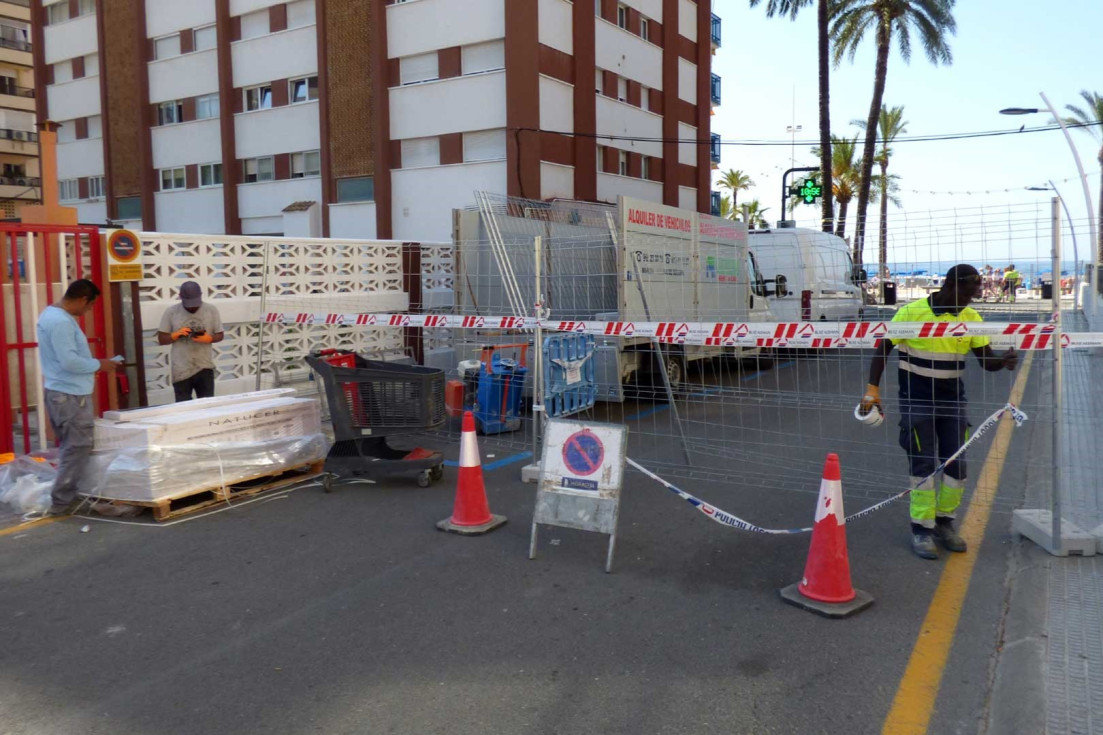 Benidorm inicia las obras del refugio climático y plan de sombras en la avenida Emilio Romero