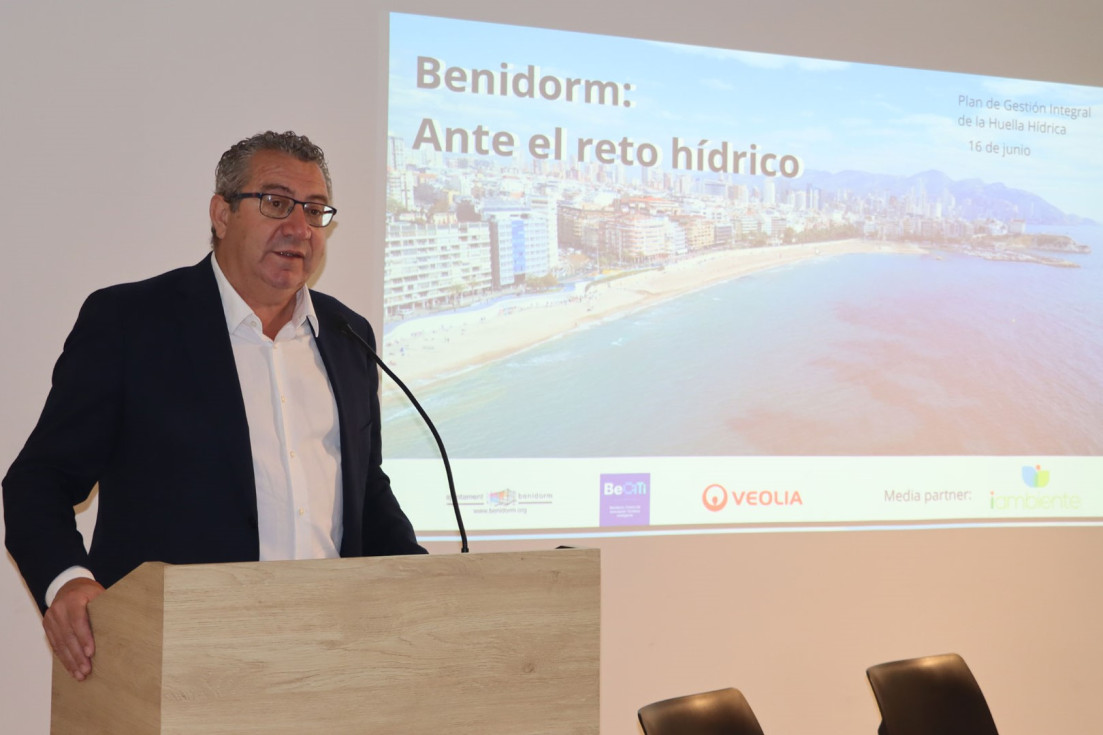 Toni Pérez Benidorm conclusiones estudio huella hídrica Veolia