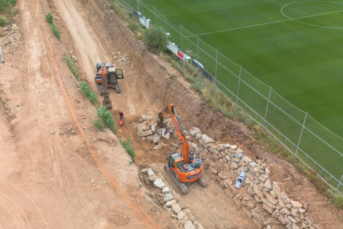 trabajos obras encauzamiento Barranco Hondo l’Alfàs del Pi