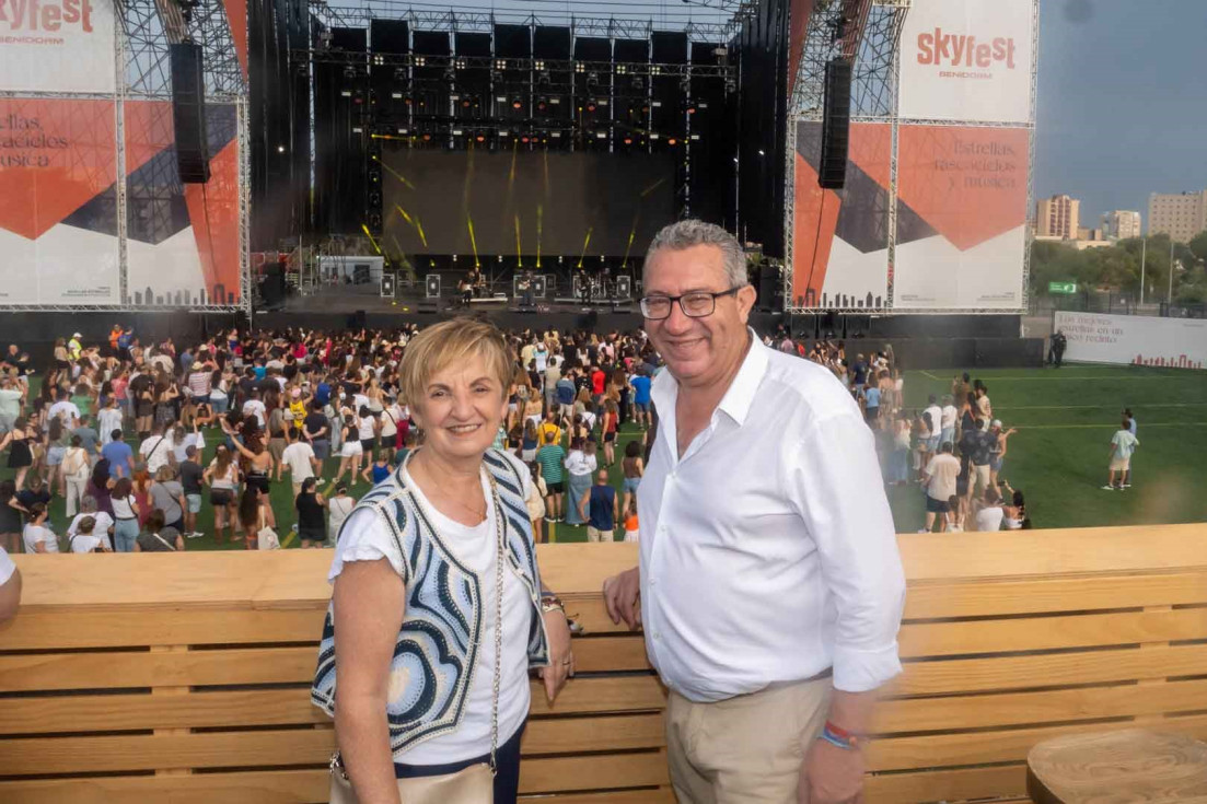 Toni Pérez Marián Cano SkyFest Benidorm Opening
