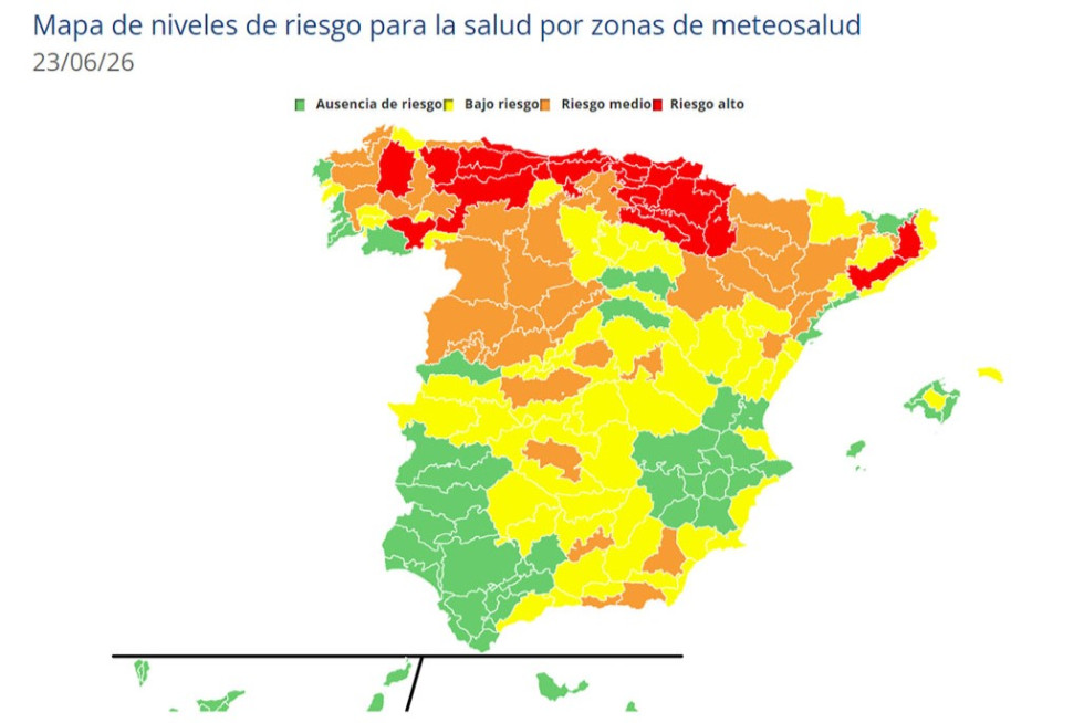 mapa calor salud