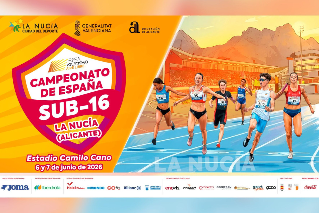 La Nucía Cartel Nacional sub16 atletismo 2026