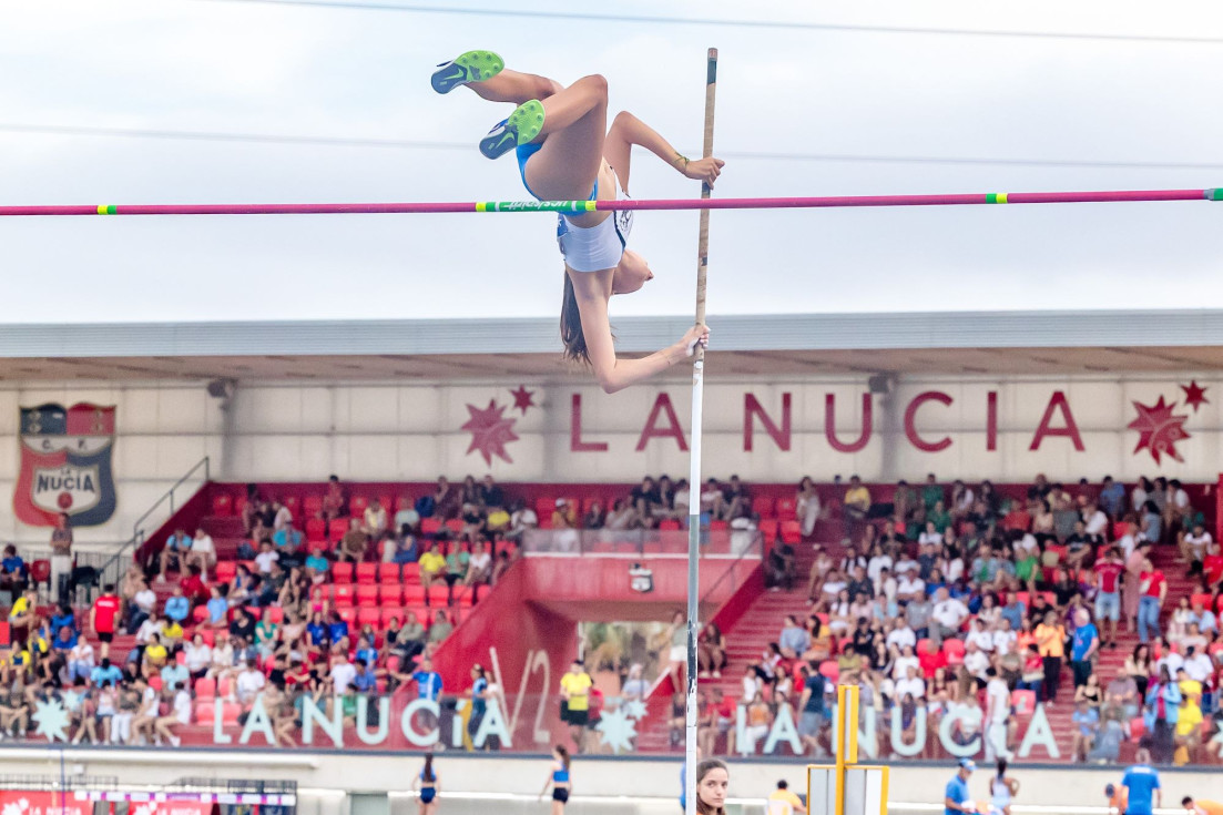 salto pértiga Campeonato España atletismo sub-16 La Nucía 2026