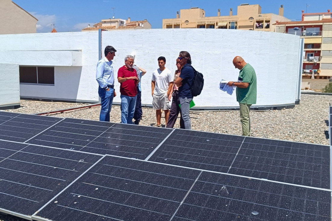 visita Placas solares CEIP Esquerdo villajoyosa