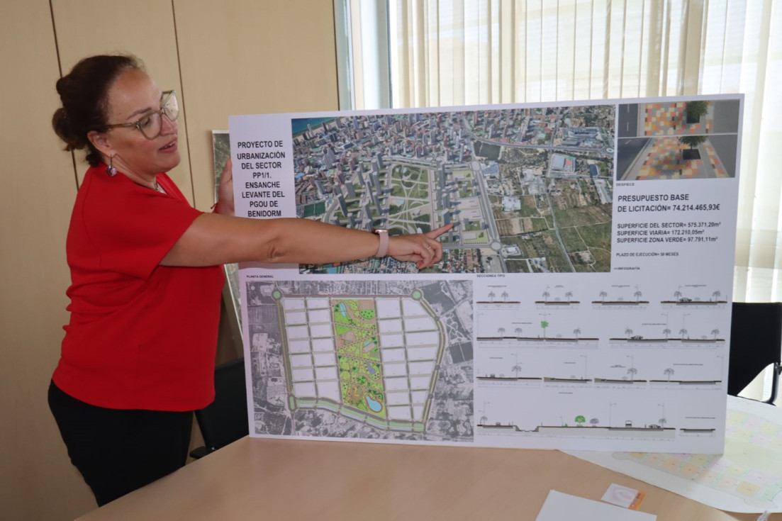 El Ensanche Levante de Benidorm avanza con un proyecto de urbanización de 74,2 millones