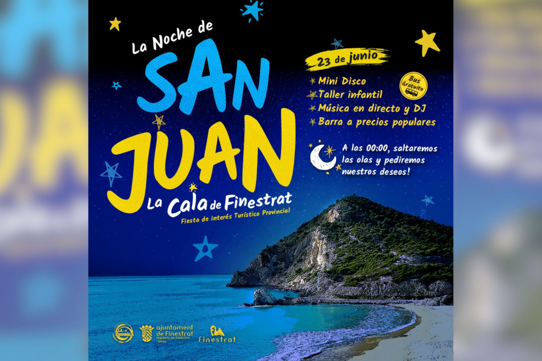 Cartel Nit Sant Joan Finestrat