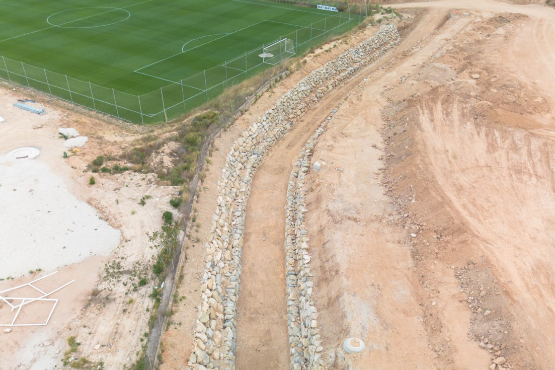 obras encauzamiento Barranco Hondo l’Alfàs del Pi