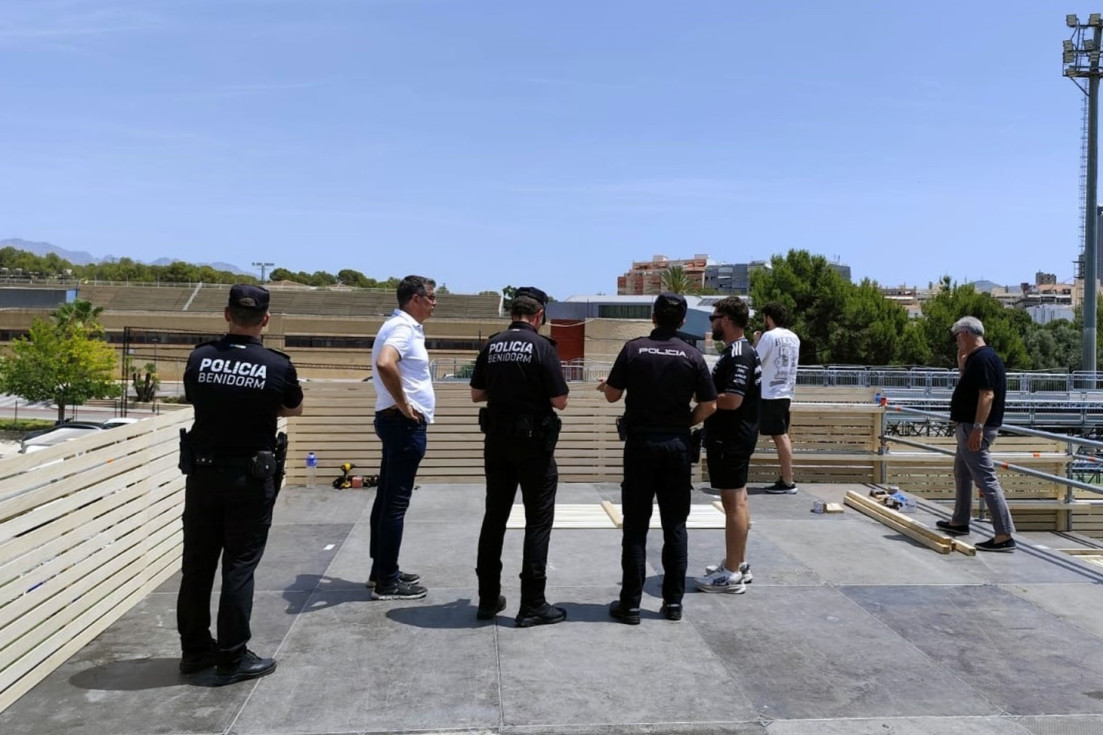 visita institucional SkyFest Benidorm