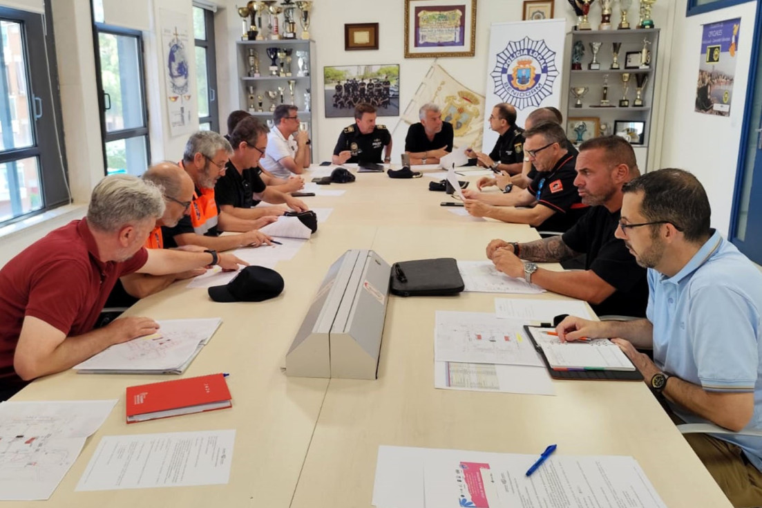 dispositivo seguridad previo SkyFest Benidorm