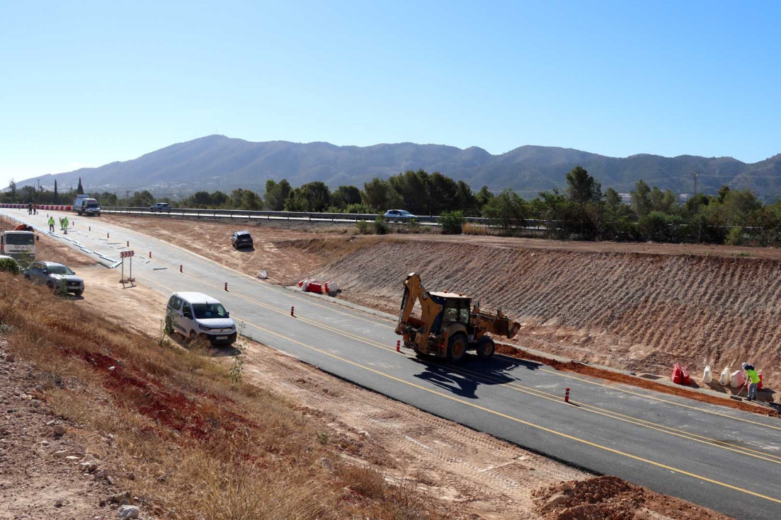 desvío construcción rotonda norte Vial Discotecas